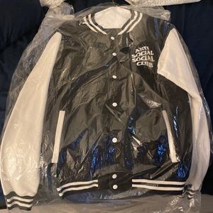 Anti social social club varsity jacket